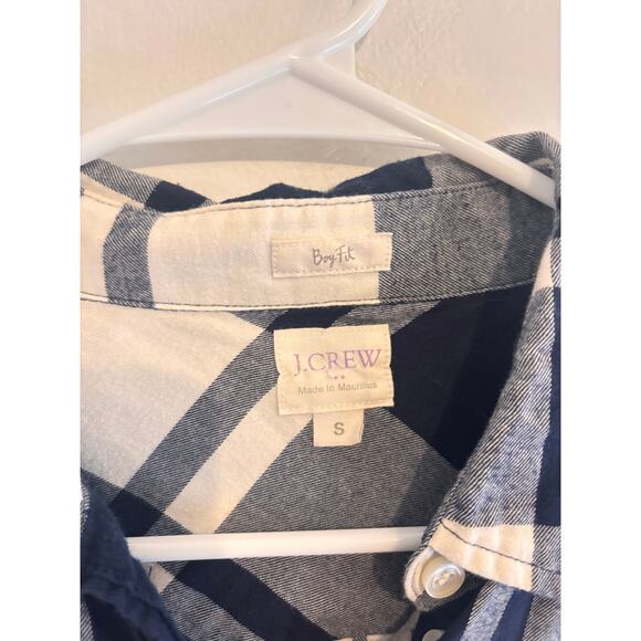 J Crew Factory Flannel Shirt Boy Fit Hiking Trails Outdoors Utility Womens Small - Picture 5 of 6